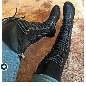 Above the knee boots never worn
